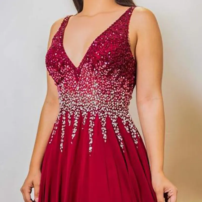 Funki Buys | Dresses | Women's Formal Chiffon Evening Dress