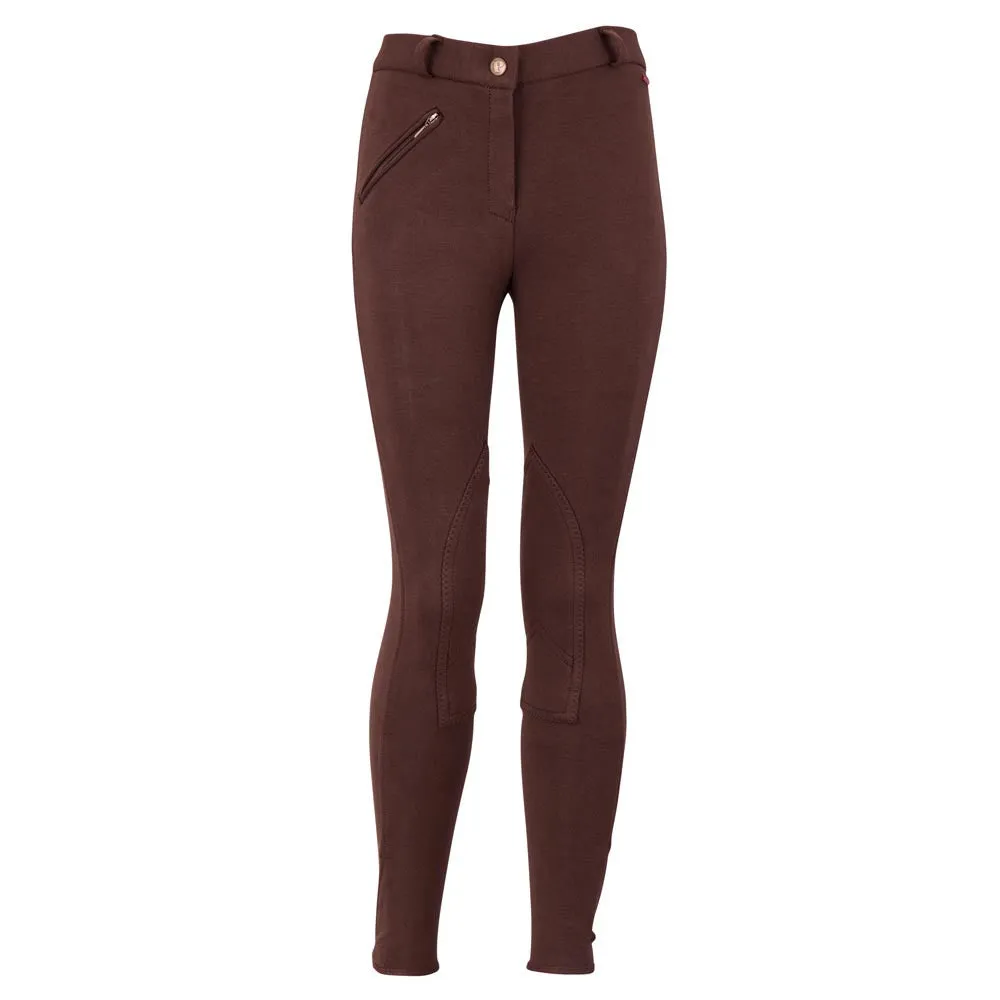 Premiere  - 'Tulip' Riding Breeches . Knee Patch - Junior (CLEARANCE) REG. PRICE 85.00