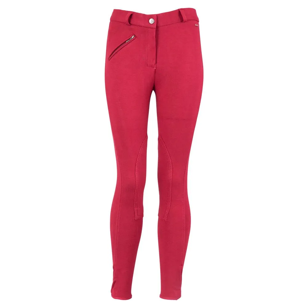 Premiere  - 'Tulip' Riding Breeches . Knee Patch - Junior (CLEARANCE) REG. PRICE 85.00