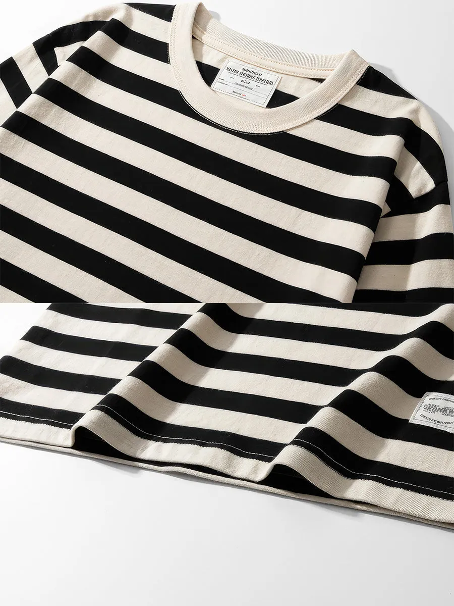 Retro Striped Long-sleeve Deck T-shirt