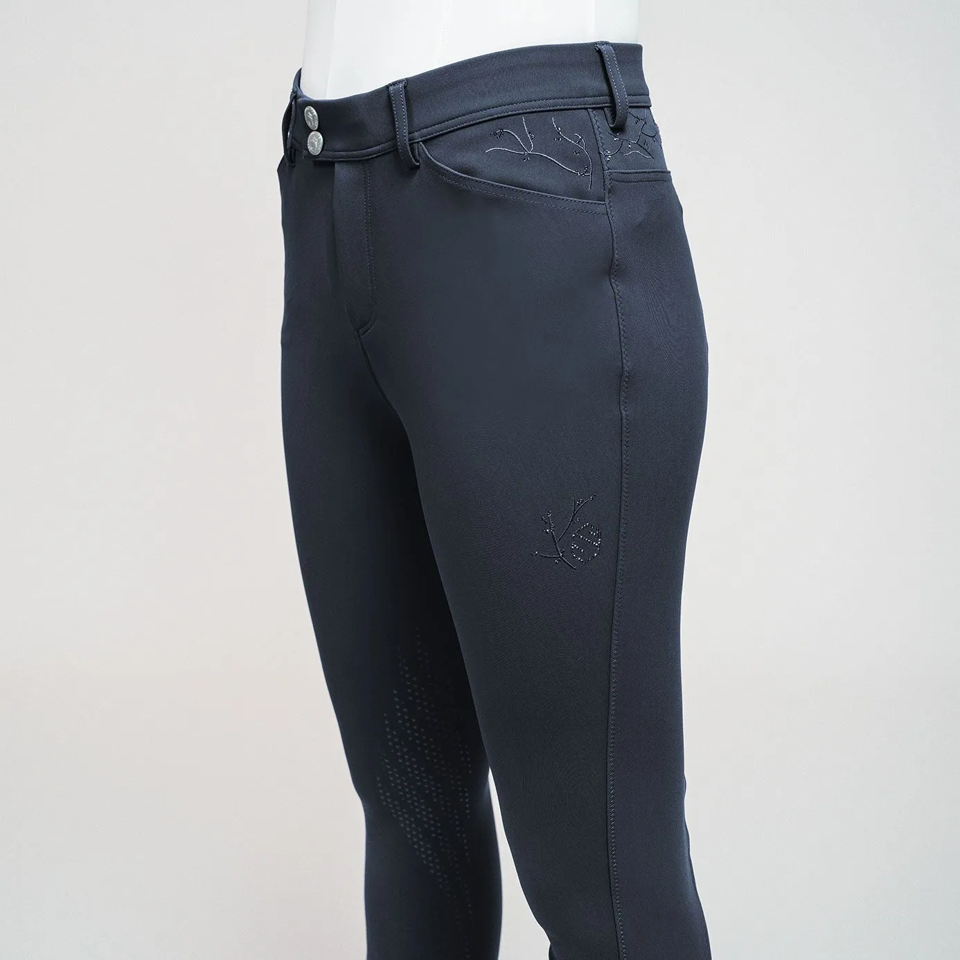 Samshield Jully Crystal Leaf Breeches - Navy