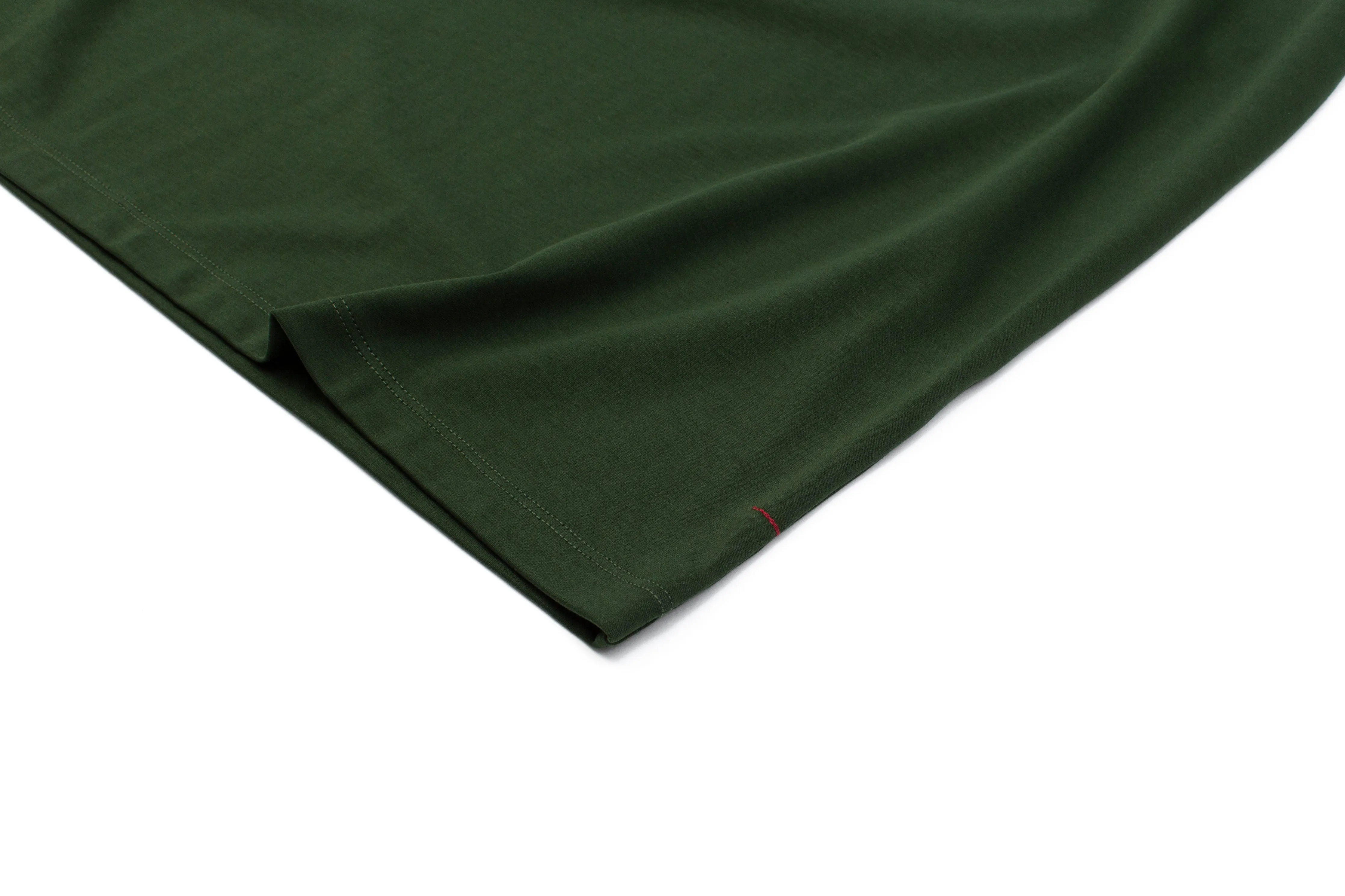 Super Fine Cotton/Spandex Short Sleeve - Olive