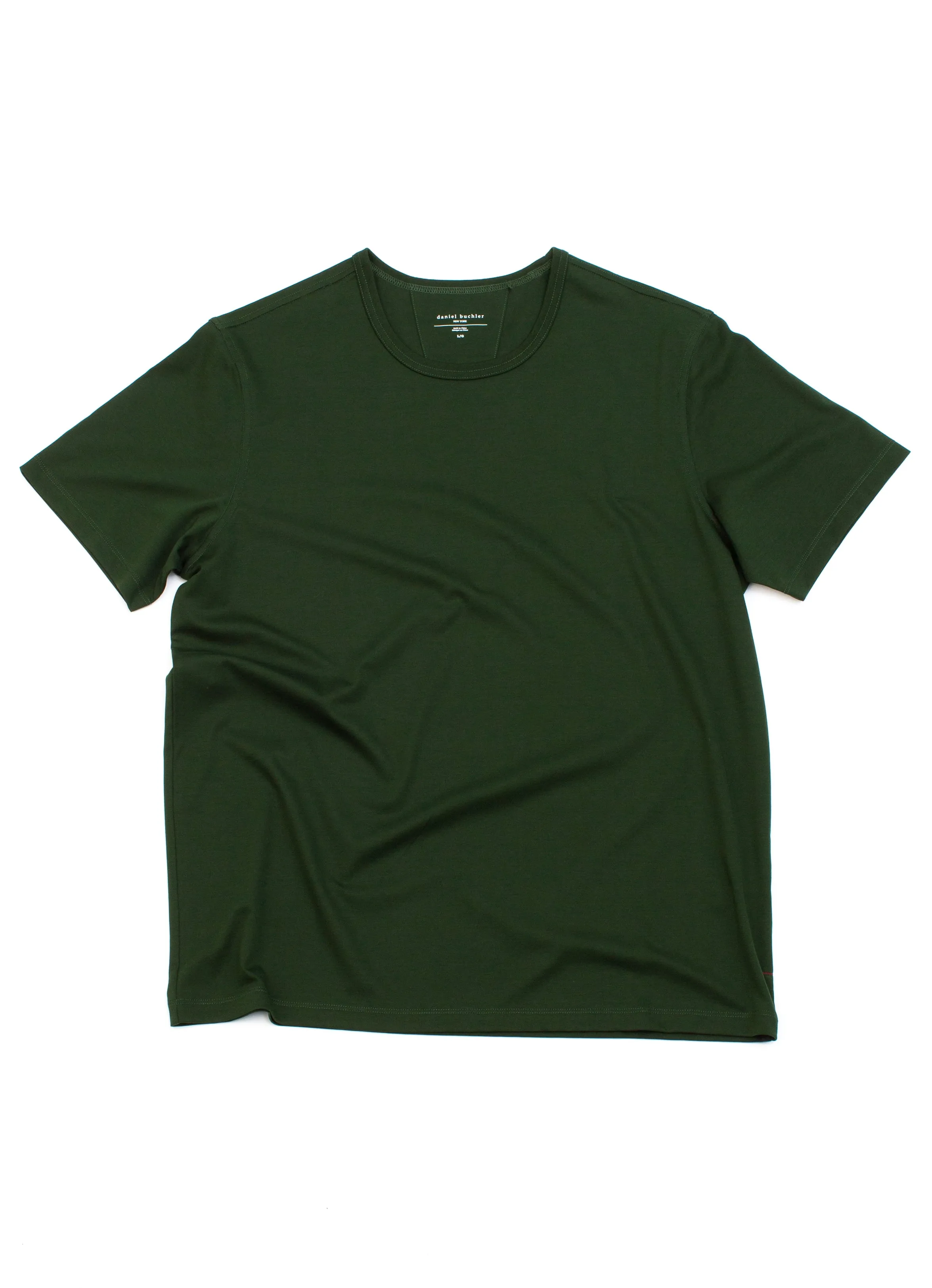 Super Fine Cotton/Spandex Short Sleeve - Olive