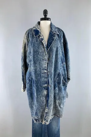 Vintage 80s Acid Washed Denim Jacket