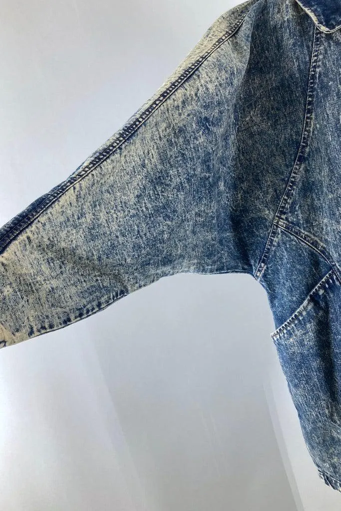 Vintage 80s Acid Washed Denim Jacket