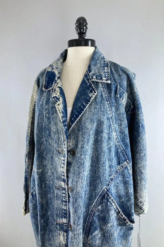 Vintage 80s Acid Washed Denim Jacket