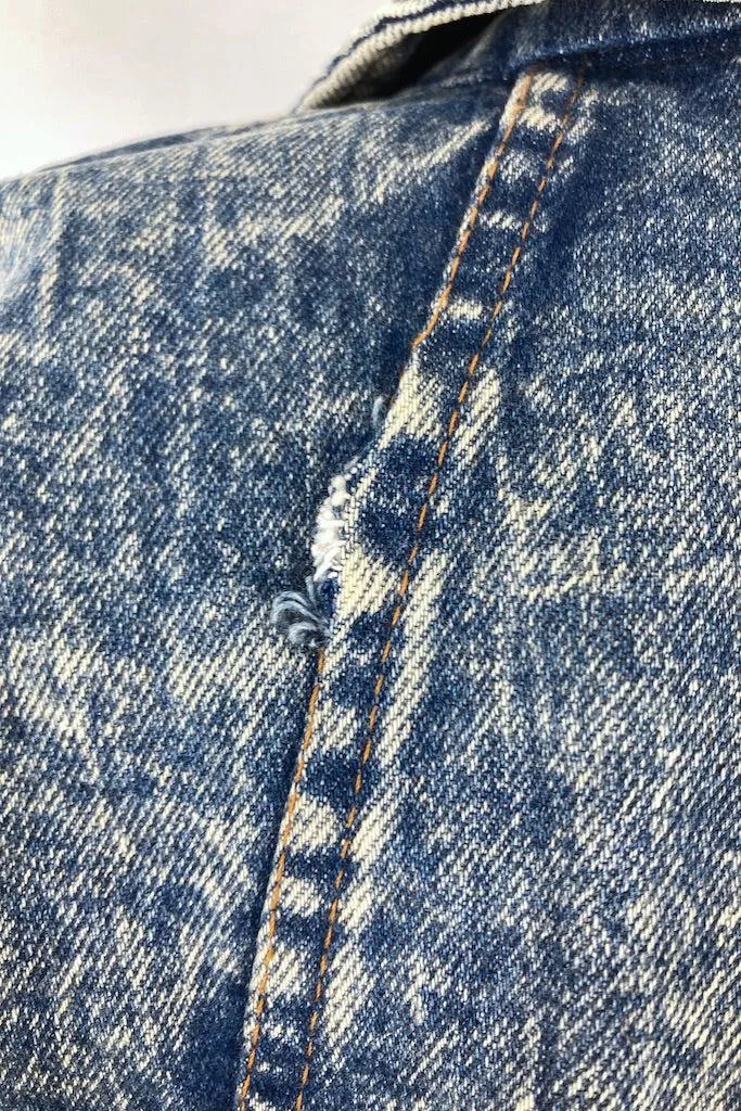 Vintage 80s Acid Washed Denim Jacket